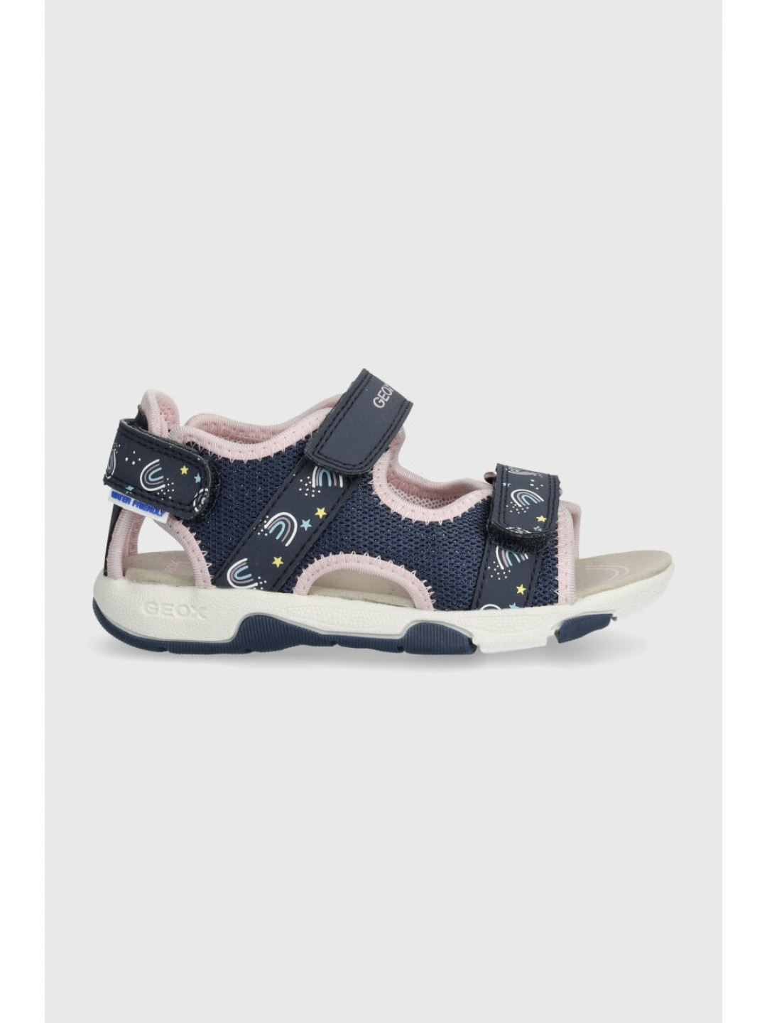 Dětské sandály Geox SANDAL MULTY tmavomodrá barva